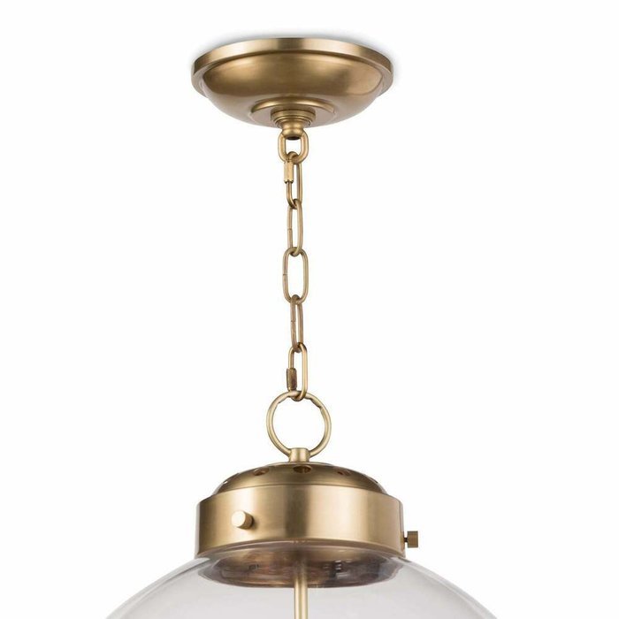 Подвесной светильник Освальд с прозрачным плафоном - лучшие Подвесные люстры в INMYROOM