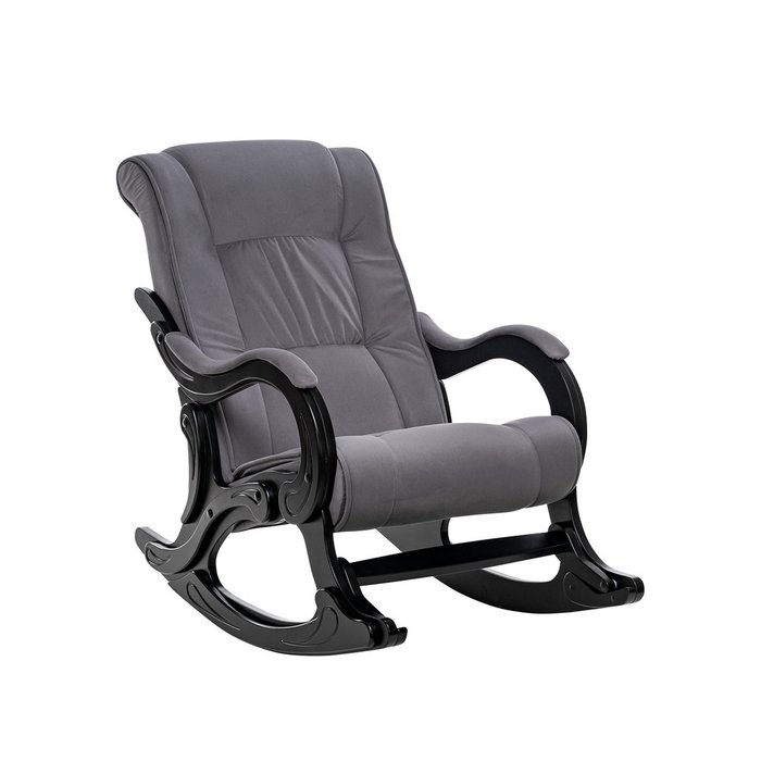 Кресло-качалка Модель 77 серого цвета - лучшие Интерьерные кресла в INMYROOM