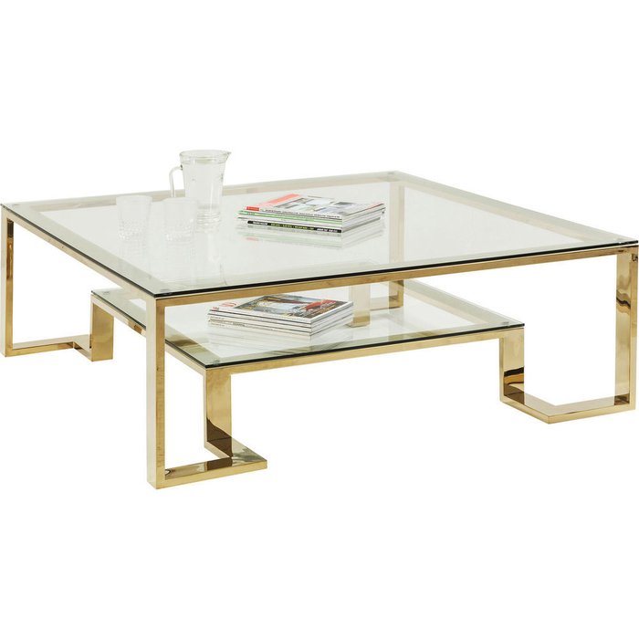Столик кофейный Rush со стеклянными поверхностями - купить Журнальные столики по цене 284220.0