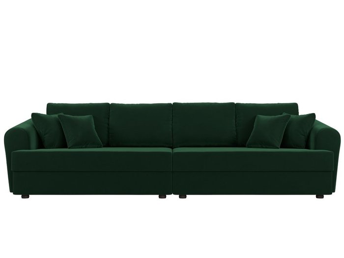 Прямой диван-кровать Милтон зеленого цвета - купить Прямые диваны по цене 68999.0