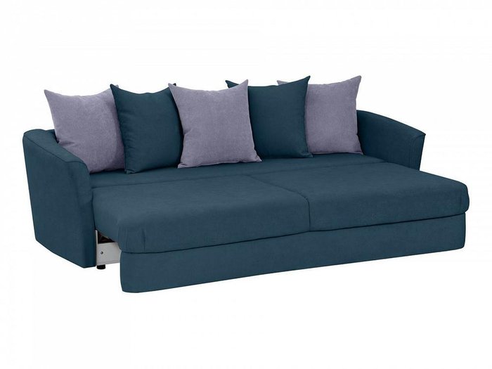 Диван-кровать California синего цвета  - лучшие Прямые диваны в INMYROOM