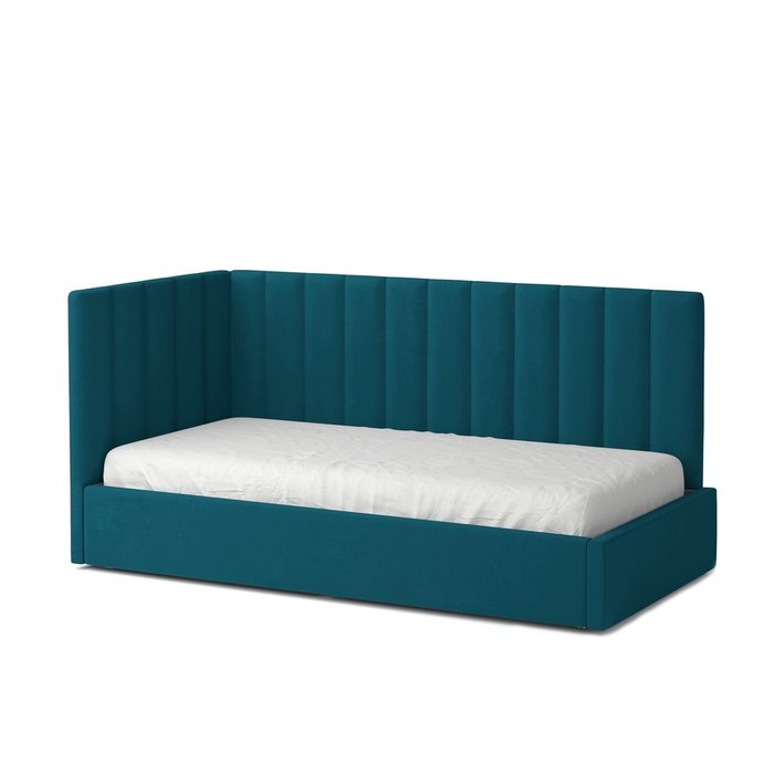 Кровать Меркурий-3 80х190 сине-зеленого цвета с подъемным механизмом - купить Кровати для спальни по цене 29168.0