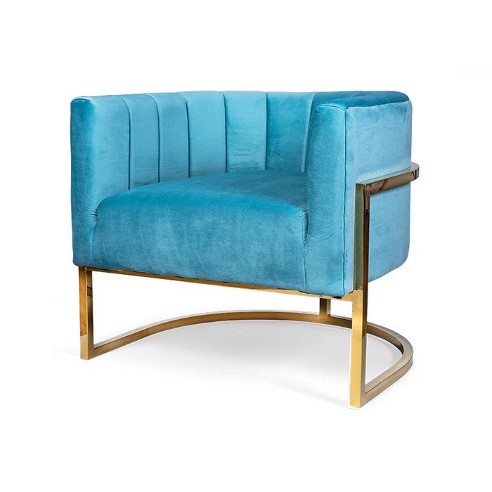 Кресло Arsino голубого цвета