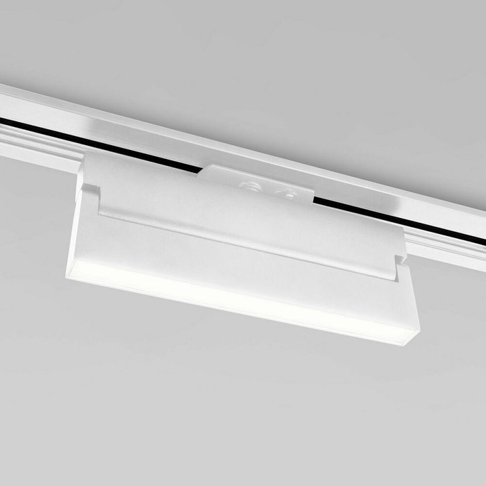 Трековый светильник для однофазного шинопровода Arda белого цвета
