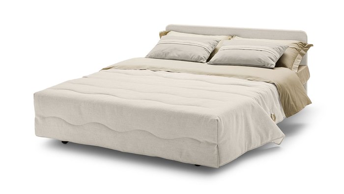 Диван-кровать Весна кремового цвета - купить Прямые диваны по цене 53100.0