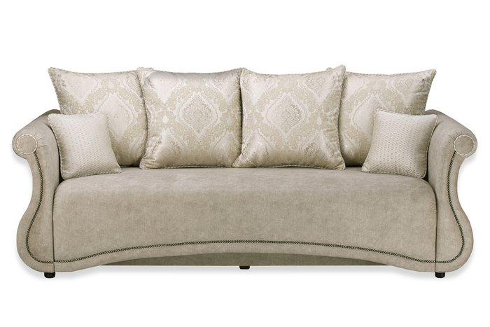 Прямой диван-кровать Дарем бежевого цвета - лучшие Прямые диваны в INMYROOM