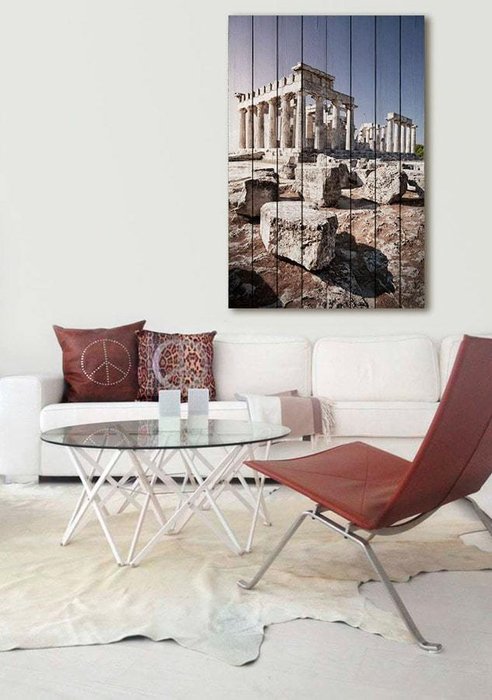 Картина на дереве Древняя Греция 40х60 - купить Картины по цене 4990.0