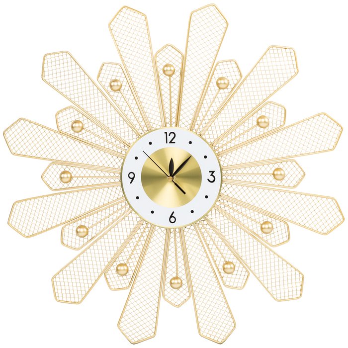 Настенные часы Элегия золотого цвета