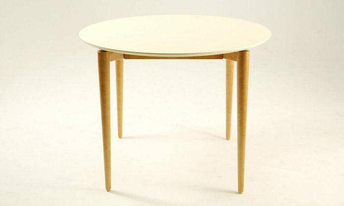 Обеденный стол Pawook К 100 со столешницей цвета слоновая кость - лучшие Обеденные столы в INMYROOM