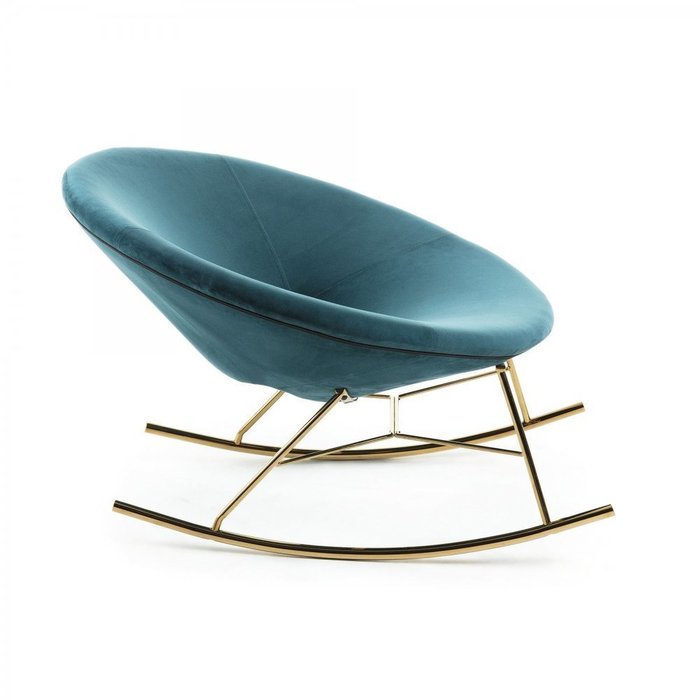 Кресло-качалка Veracruz зеленого цвета - купить Интерьерные кресла по цене 68990.0