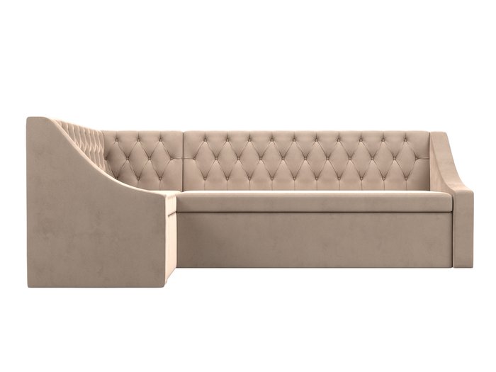 Угловой диван-кровать Мерлин бежевого цвета левый угол - купить Угловые диваны по цене 50999.0