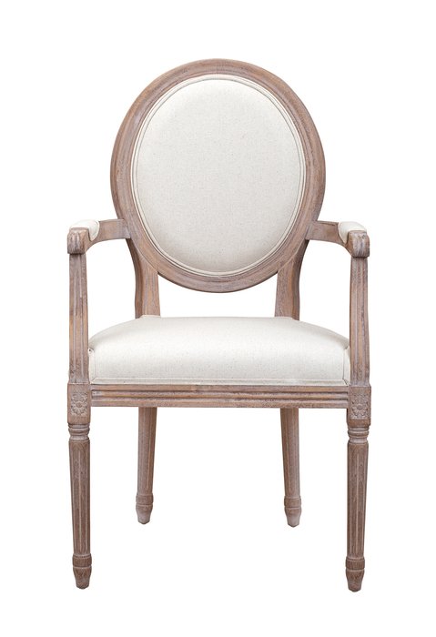 Стул Volker arm светло-бежевого цвета - купить Обеденные стулья по цене 35000.0