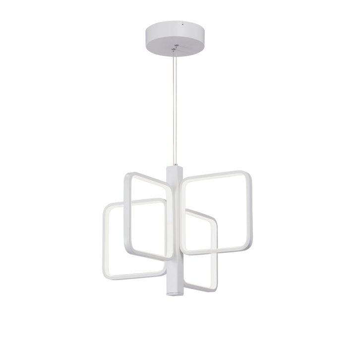 Подвесной светильник V3968-0/4S (пластик, цвет белый)