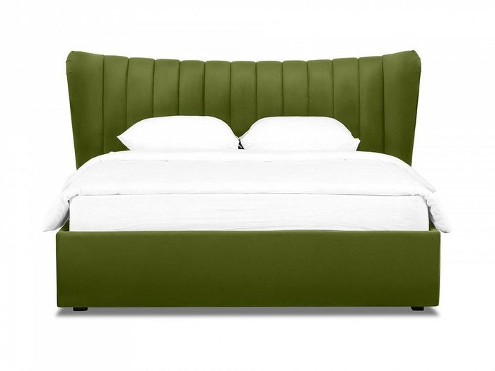 Кровать Queen Agata Lux 160х200 зеленого цвета - купить Кровати для спальни по цене 94050.0