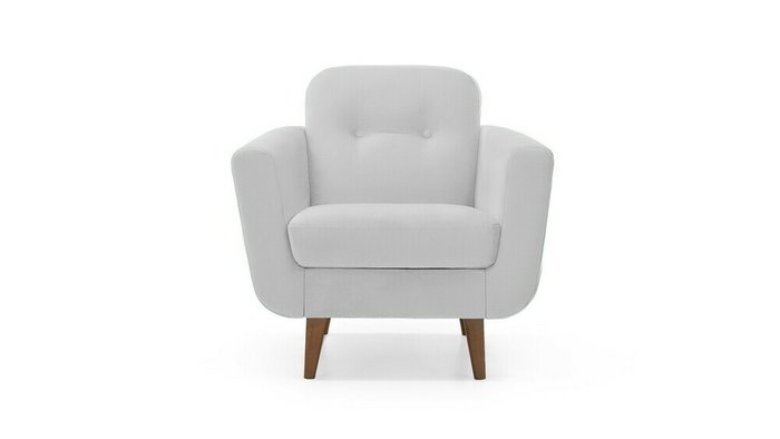 Кресло Дадли светло-серого цвета - купить Интерьерные кресла по цене 23200.0