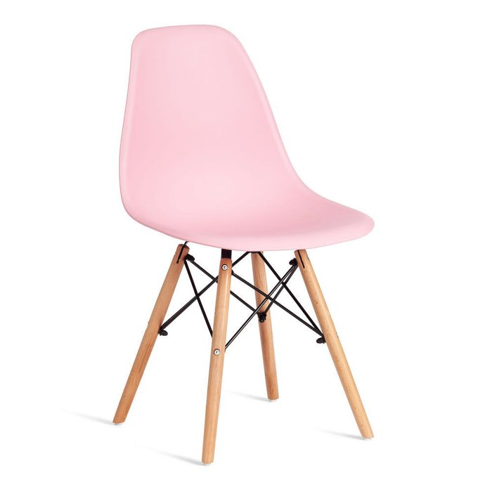 Комплект из четырех стульев Cindy Chair светло-розового цвета - купить Обеденные стулья по цене 6200.0