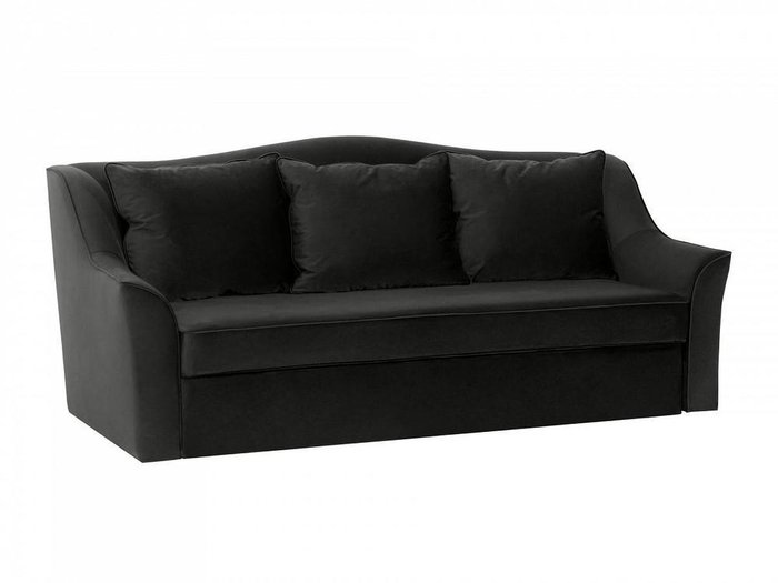 Диван-кровать Vermont черного цвета  - купить Прямые диваны по цене 76890.0
