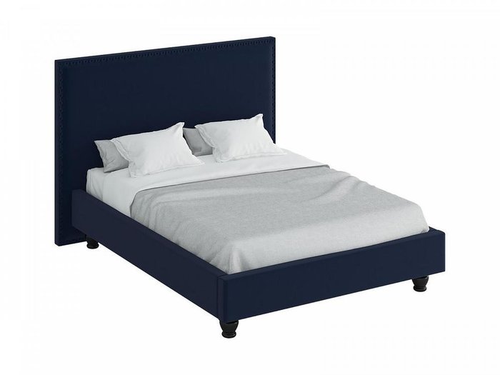 Кровать Blues темно-синего цвета 180х200