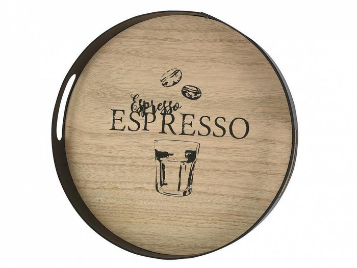 Поднос Coffee Design с принтом Espresso