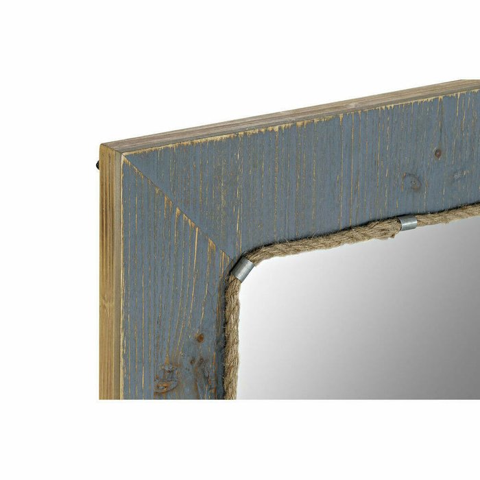 Настенное зеркало Синий Белый Натуральный 60 x 3,5 x 89,5 - купить Настенные зеркала по цене 12848.0