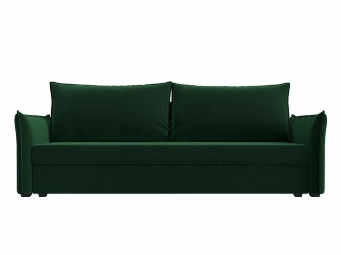 Диван-кровать Лига 004 темно-зеленого цвета - купить Прямые диваны по цене 30999.0
