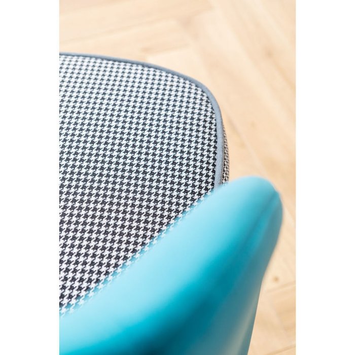 Стул мягкий Samantha синего цвета - лучшие Обеденные стулья в INMYROOM