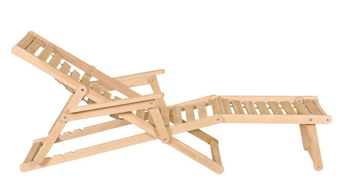 Шезлонг с подлокотниками Чивас из массива дерева - лучшие Шезлонги в INMYROOM