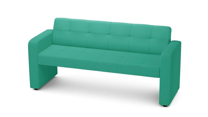 Кухонный диван Бариста 170 бирюзового цвета