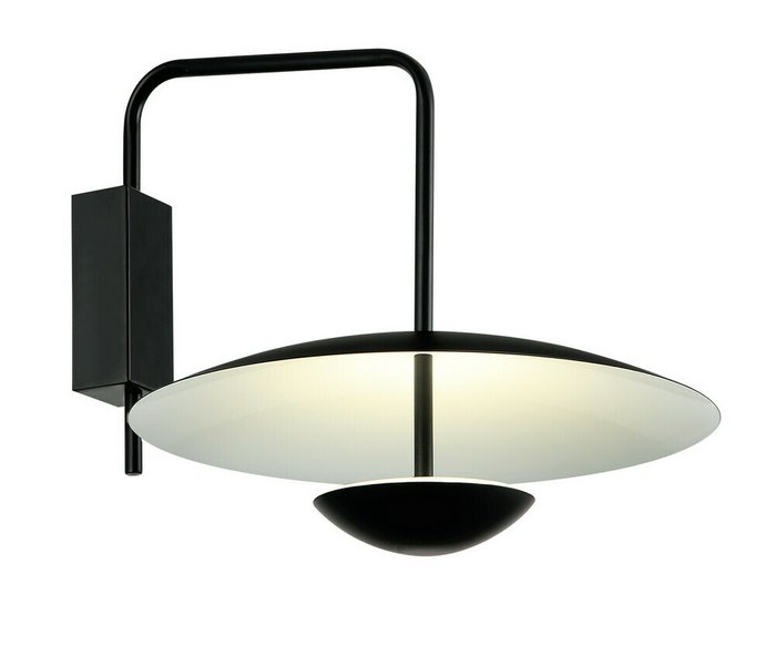 Настенный светильник Синди черный d35 L42.5 h38 Led 6W (4000K) - купить Подвесные светильники по цене 12900.0