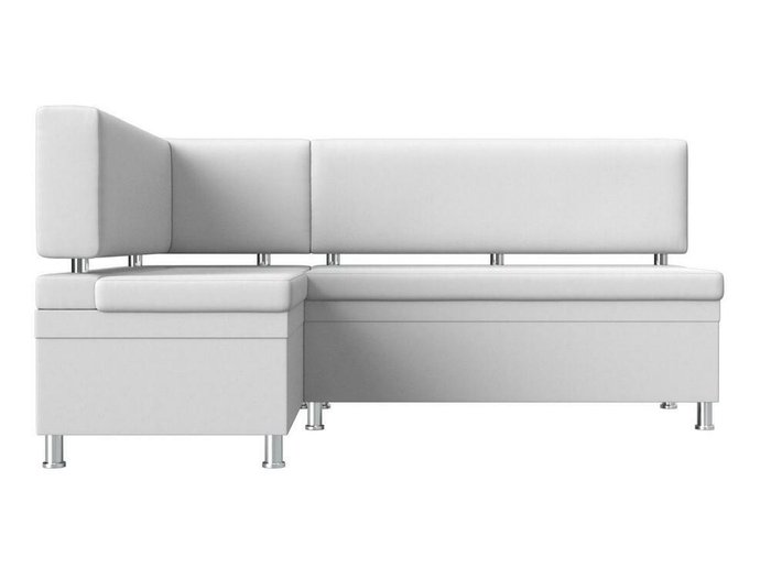 Угловой диван Стайл  белого цвета (экокожа) левый угол - купить Угловые диваны по цене 33999.0