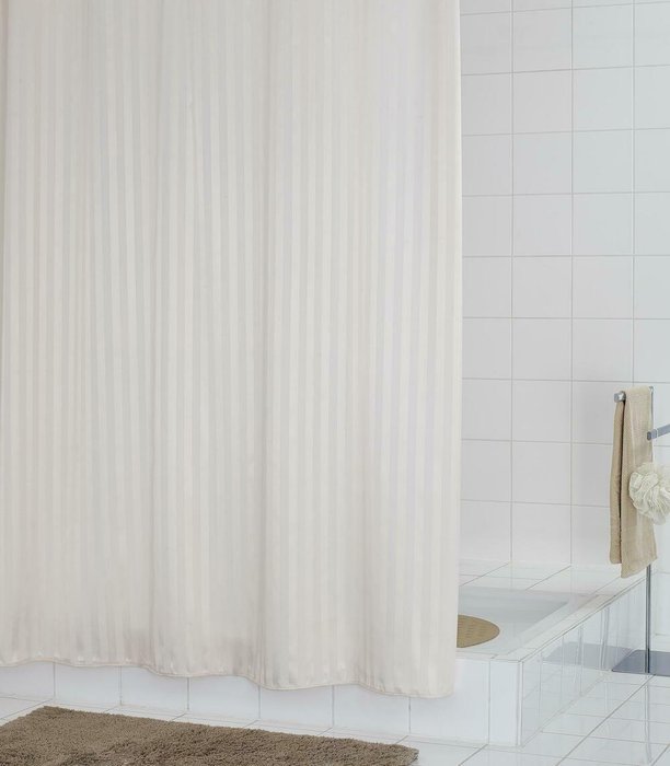 Штора для ванных комнат Satin белый - купить Шторки для душа по цене 4758.0