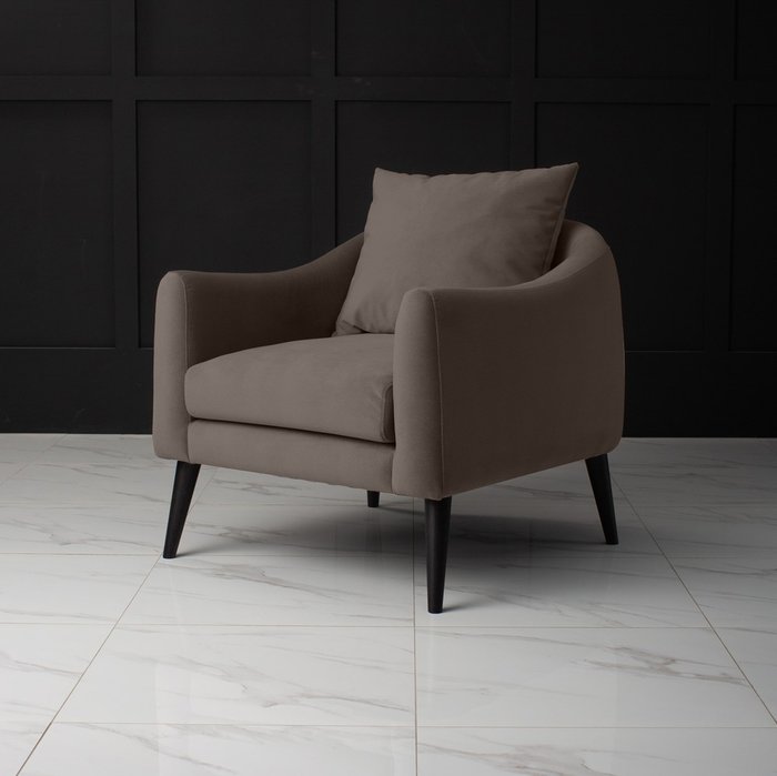 Кресло Modigliani темно-серого цвета - лучшие Интерьерные кресла в INMYROOM