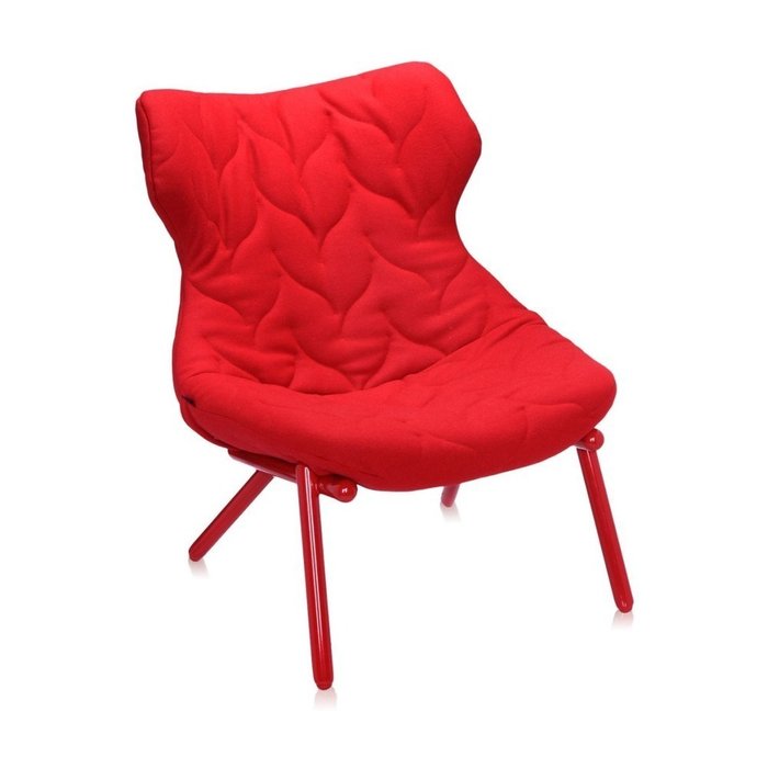 Кресло Foliage красного цвета