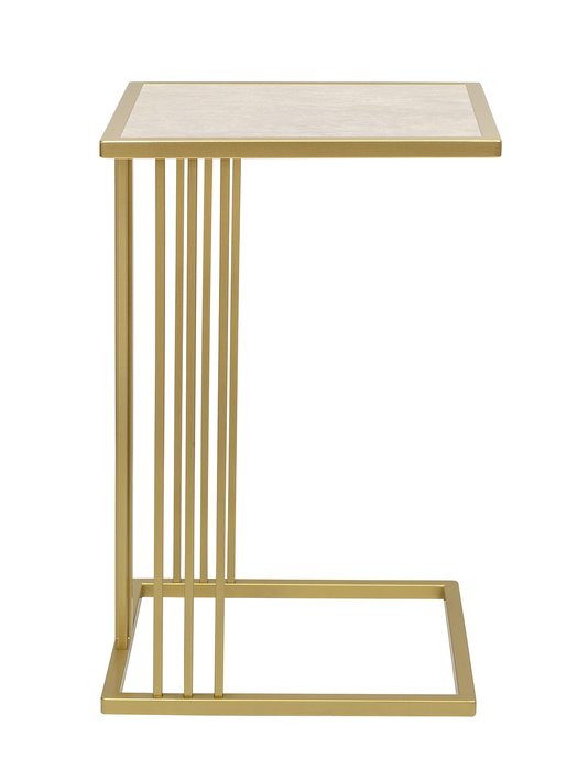 Кофейный столик Soho бежево-золотого цвета - лучшие Кофейные столики в INMYROOM