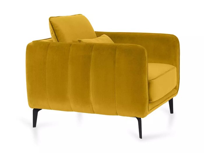 Кресло Amsterdam горчичного цвета - лучшие Интерьерные кресла в INMYROOM