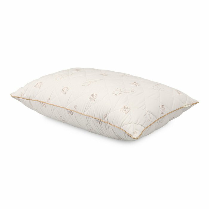 Подушка Alpaca wool 50х70 бежевого цвета