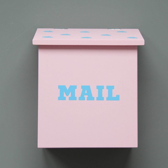 Детский почтовый ящик розовый