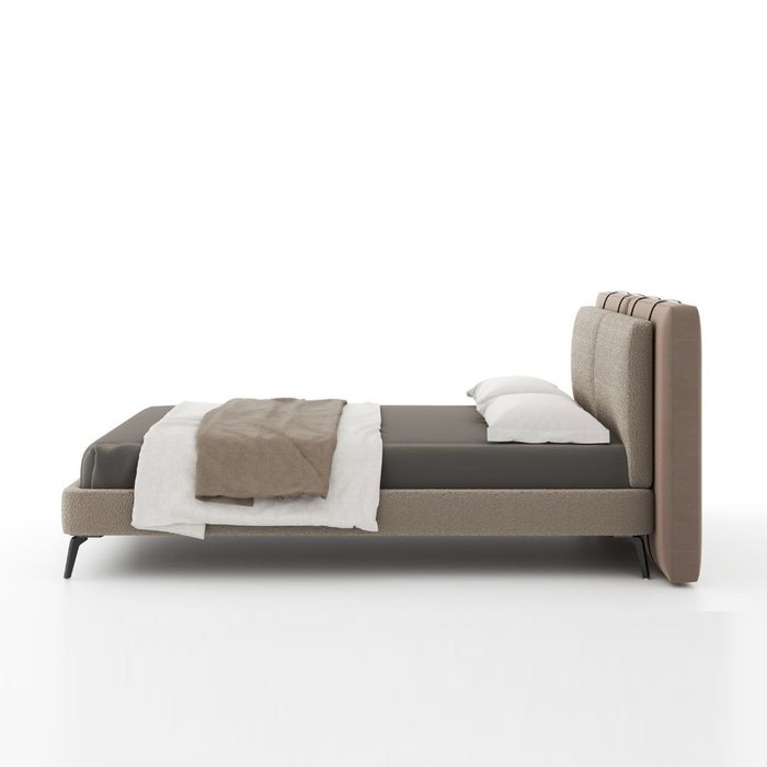 Кровать Cortina 200х200 бежевого цвета - лучшие Кровати для спальни в INMYROOM