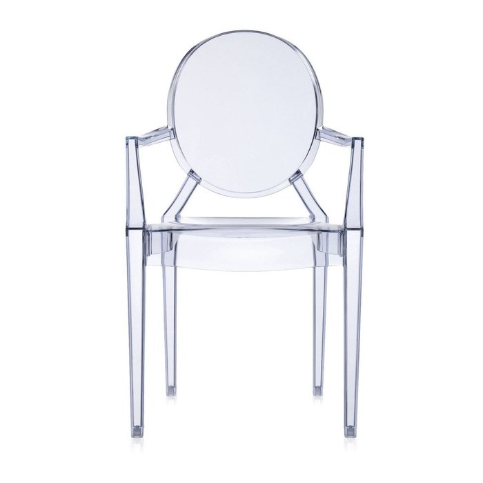 Стул Louis Ghost синего цвета - купить Обеденные стулья по цене 47040.0