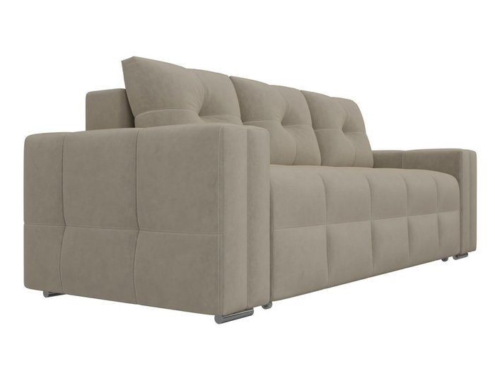 Прямой диван-кровать Леос бежевого цвета - лучшие Прямые диваны в INMYROOM
