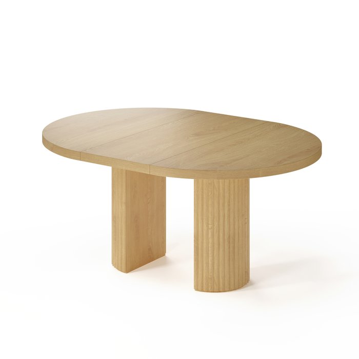 Раздвижной обеденный стол Далим M бежевого цвета - купить Обеденные столы по цене 137632.0