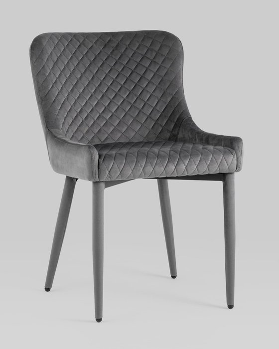 Стул Ститч серого цвета - купить Обеденные стулья по цене 5990.0