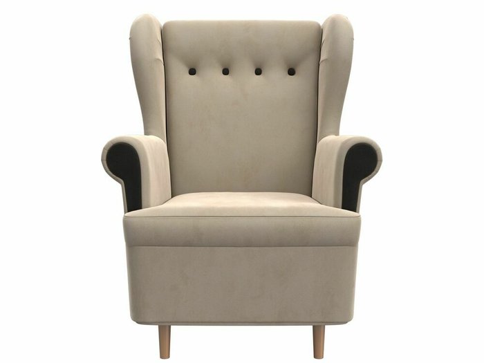 Кресло Торин бежевого цвета - купить Интерьерные кресла по цене 26999.0