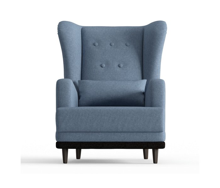 Кресло Лорд синего цвета - купить Интерьерные кресла по цене 13290.0