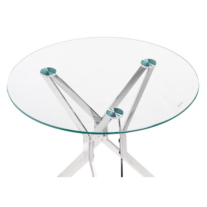 Обеденный стол Roko 90 цвета хром - лучшие Обеденные столы в INMYROOM