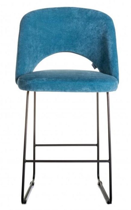 Кресло барное Lars голубого цвета - лучшие Барные стулья в INMYROOM