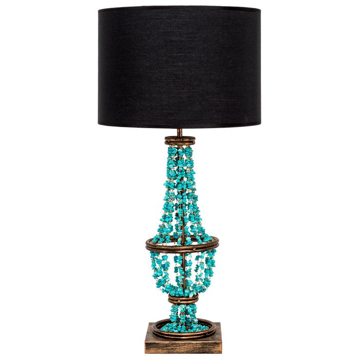 Настольная лампа Либерти с черным абажуром