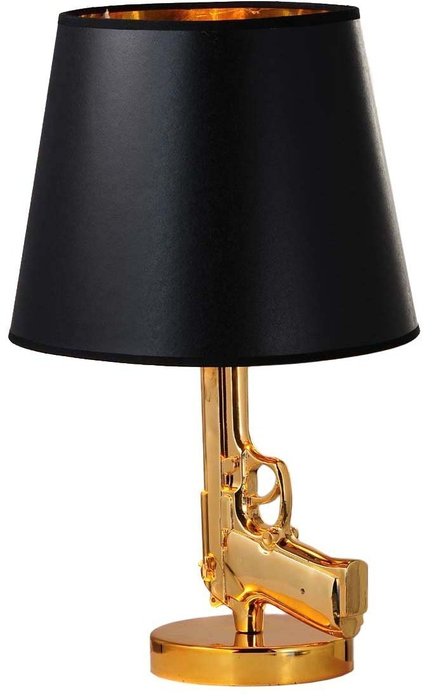 Настольная лампа "Flos - Bedside Gun Gold"