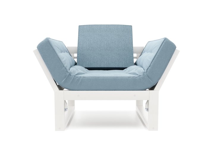 Кресло-трансформер из рогожки Балтик голубого цвета - купить Интерьерные кресла по цене 24990.0