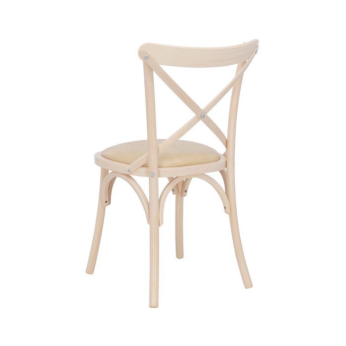Стул Грид мягкий бежевого цвета - лучшие Обеденные стулья в INMYROOM